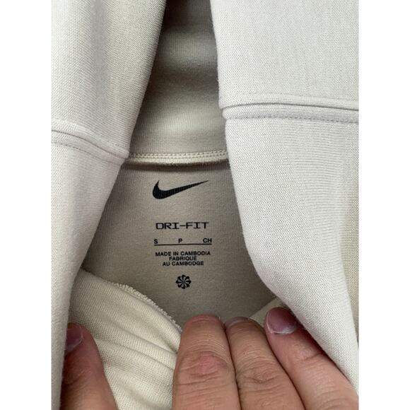 Nike Maternity Sweatshirt Womens Small Tan Brown Pregnancy Clothes Pullover NEW - Picture 5 of 8